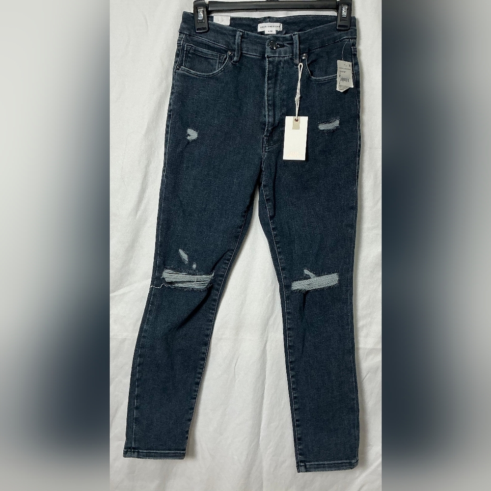 Good American Classic Blue Denim Jeans